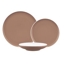 Seltmann Weiden Sento Home Pure Colors Teller-Set 18-teilig - Cocoa Brown