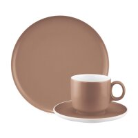 Seltmann Weiden Sento Home Pure Colors Kaffeeservice 18-teilig - Cocoa Brown