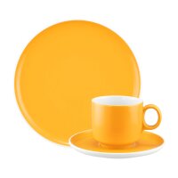 Seltmann Weiden Sento Home Pure Colors Kaffeeservice 18-teilig - Mango Orange