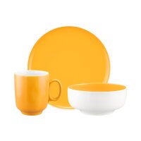 Seltmann Weiden Sento Home Pure Colors Frühstücks-Set 18-teilig - Mango Orange