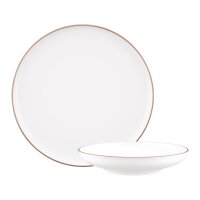 Seltmann Weiden Sento Home Pure Lines Tafelservice 12-teilig - Cocoa Brown