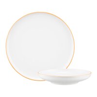 Seltmann Weiden Sento Home Pure Lines Tafelservice 12-teilig - Mango Orange