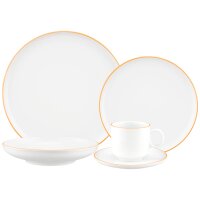 Seltmann Weiden Sento Home Pure Lines Kombiservice 30-teilig - Mango Orange