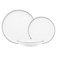 Seltmann Weiden Sento Home Pure Lines Teller-Set 18-teilig - Chocolate Brown