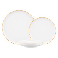 Seltmann Weiden Sento Home Pure Lines Teller-Set 18-teilig - Mango Orange