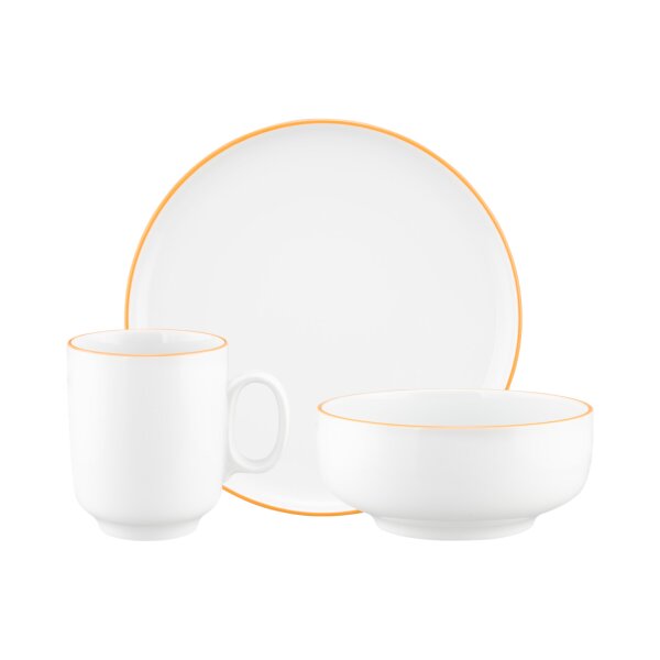 Seltmann Weiden Sento Home Pure Lines Frühstücks-Set 18-teilig - Mango Orange