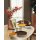 Seltmann Weiden Sento Home Pure Lines Cappuccinotasse mit Untertasse 300 ml 6er Set - Mango Orange
