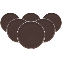 Seltmann Weiden Sento Home Pure Colors Speiseteller ø 27,6 cm 6er Set - Chocolate Brown