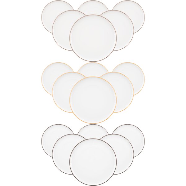 Seltmann Weiden Sento Home Pure Lines Speiseteller ø 27,6 cm 6er Set - Variante