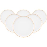 Seltmann Weiden Sento Home Pure Lines Speiseteller ø 27,6 cm 6er Set - Mango Orange