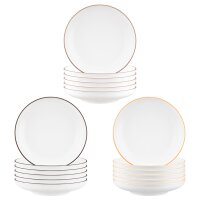 Seltmann Weiden Sento Home Pure Lines Suppenteller ø 21,3 cm 6er Set - Variante