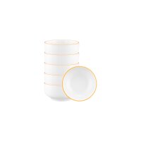 Seltmann Weiden Sento Home Pure Lines Dipschale ø 8,6 cm 6er Set - Mango Orange