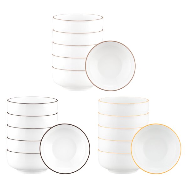Seltmann Weiden Sento Home Pure Lines Müslischale ø 15,4 cm 6er Set - Variante
