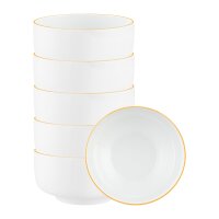 Seltmann Weiden Sento Home Pure Lines Schüssel ø 20,3 cm 6er Set - Mango Orange