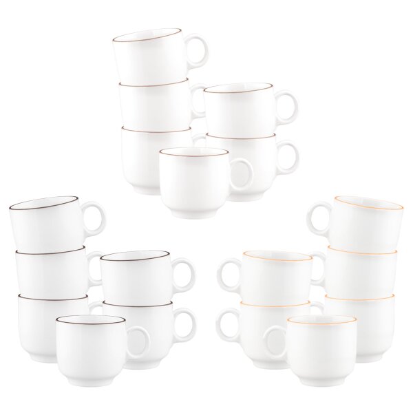 Seltmann Weiden Sento Home Pure Lines Cappuccinotasse 300 ml 6er Set - Variante