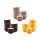 Seltmann Weiden Sento Home Pure Colors Espressotasse ohne Henkel 80 ml 6er Set - Variante