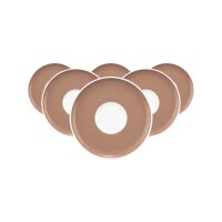 Seltmann Weiden Sento Home Pure Colors Kombiuntertasse ø 16,2 cm 6er Set - Cocoa Brown