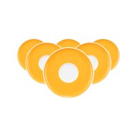 Seltmann Weiden Sento Home Pure Colors Kombiuntertasse ø 16,2 cm 6er Set - Mango Orange
